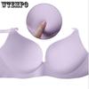 Цельный бесшовный бюстгальтер женский, регулируемое нижнее белье, женское сексуальное без стального кольца, тонкий пуш-ап под толстой чашкой