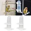Bird Feeder Box Water Dispenser for Parrots Automatic Birds Feeding Box Small Bird Food Feeder Birdcage Accessories 2PCS