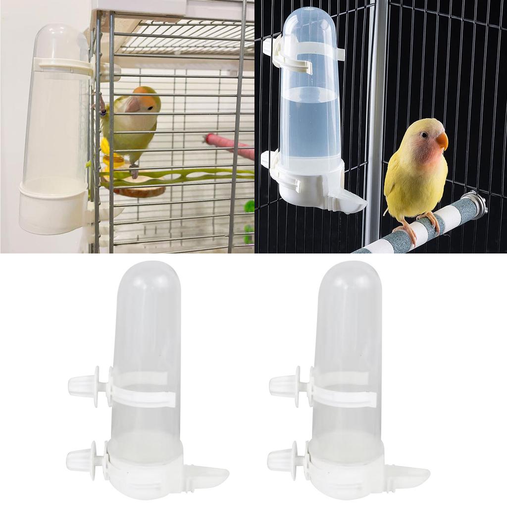 Кормушка для птиц, коробка, диспенсер для воды для попугаев, автоматическая кормушка для птиц, маленькая кормушка для птичьего корма, аксессуары для клетки, 2 шт.