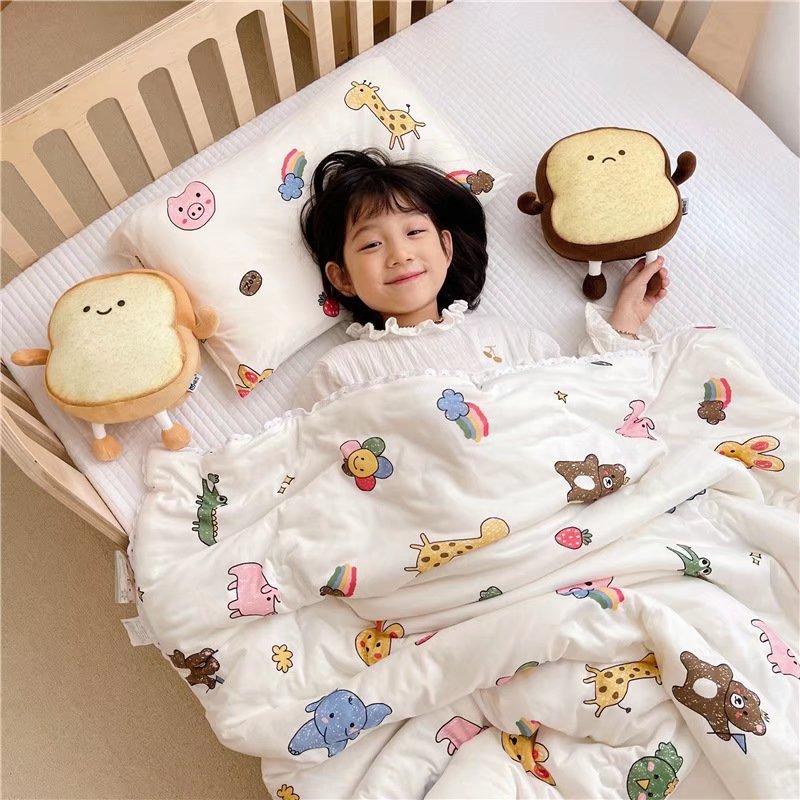 Новинка 2023 года, вязаное хлопковое детское одеяло класса A для матери и ребенка, одеяло для детского сада, обеденного перерыва, одеяло для домашнего общежития