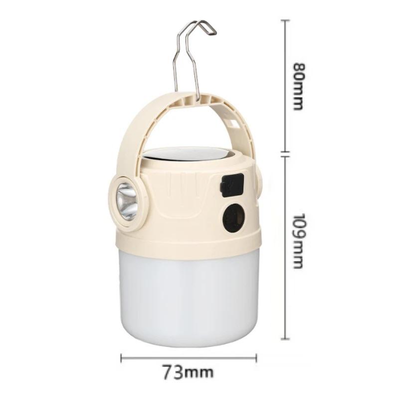 Солнечная лампочка, кемпинговый фонарь, светодиодный, солнечный, USB-перезаряжаемый, фонарик, подвесная лампочка для палатки для товаров для кемпинга на открытом воздухе