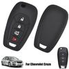 Для Chevrolet Cruze силиконовый чехол с дистанционным управлением, брелок, чехол, держатель для кожи, 4 кнопки, 2016, 2017, 2018, 2019, чехол без ключа