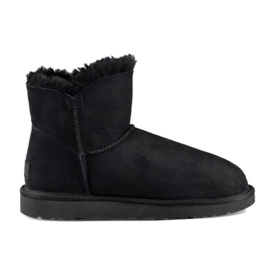 UGG Mini Bailey Button Boot Black (Womens) Women Sneakers 1016422-BLK