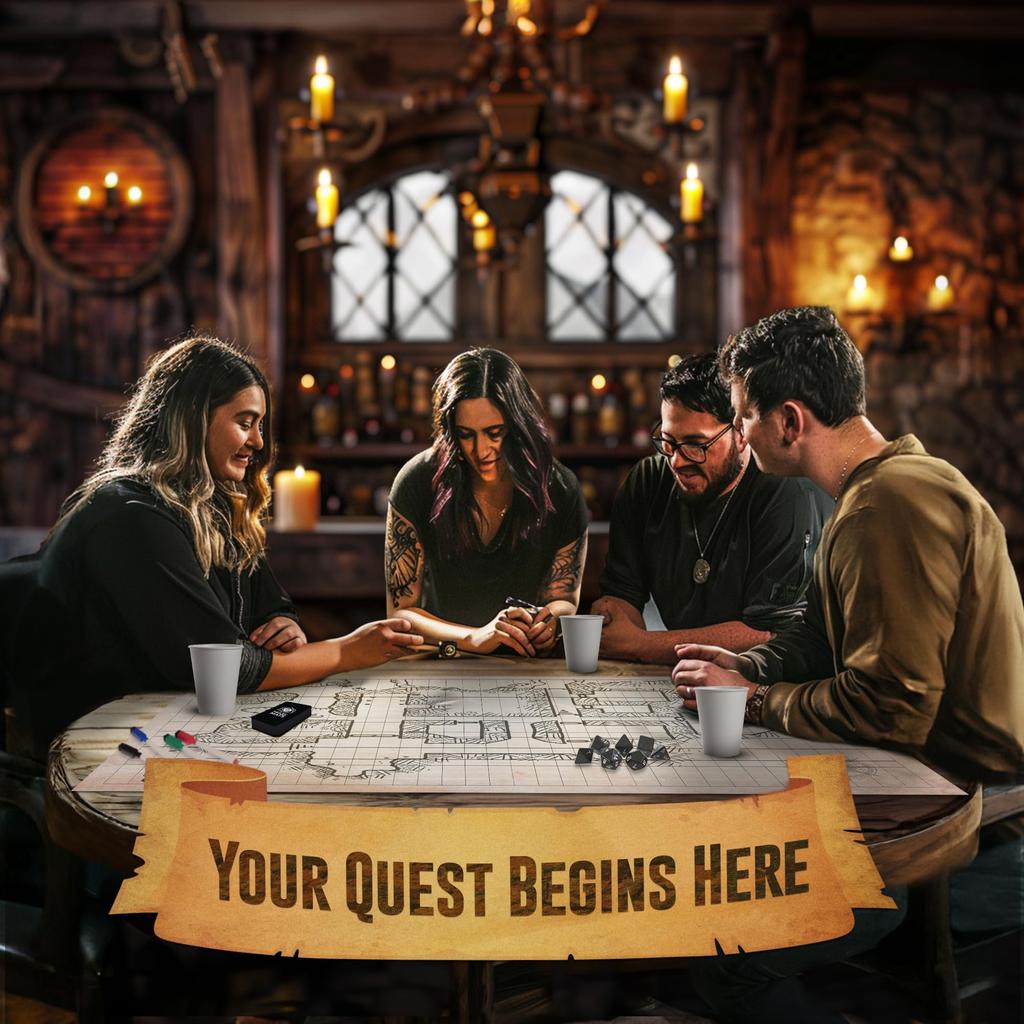 Оригинальная игровая доска Battle Grid x Dungeons Dragons Mat Whiteboard Hex RPG Miniature Map Grid DND 5th Edition Table Top Dice Set Wizards of the Coast