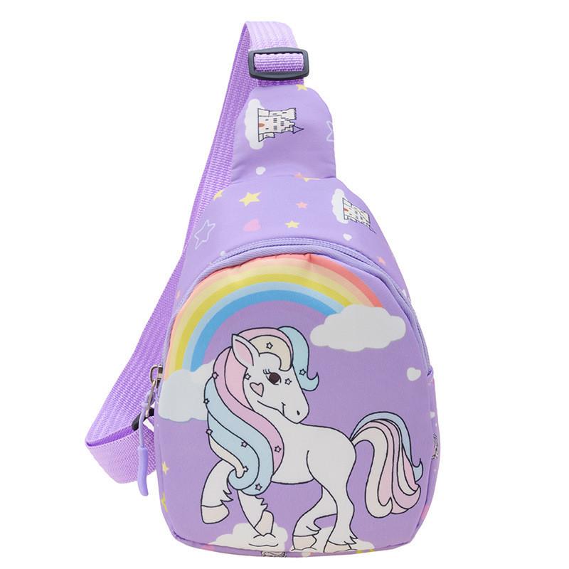 Stylish Kindergarten Crossbody Bag With Charming Animal Patterns And Shimmering Sequins