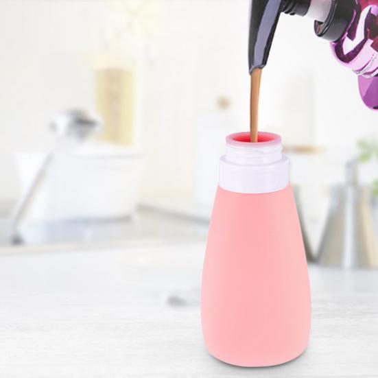 Контейнер для жидкости, герметичная нескользящая силиконовая упаковочная бутылка для шампуня для дома