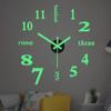 DIY Luminous Wall Clock, Mute, with Installation Accessories, Diameter 40cm