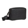 Fendi Логотип Молния Сумка-камера Мужская Сумка через плечо Черный 7M0286-AMAC-F0GXN