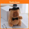 Lovers Capybara Soft Plush Doll Keychain Pendant For Backpack And Decor Car