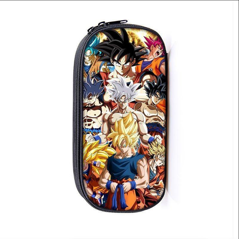 Аниме Dragon Ball Сон Гоку Мультяшный Пенал Большой Вместимости Модные Сумки для Ручек для Мальчиков и Девочек Школьные Принадлежности Канцелярский Пенал
