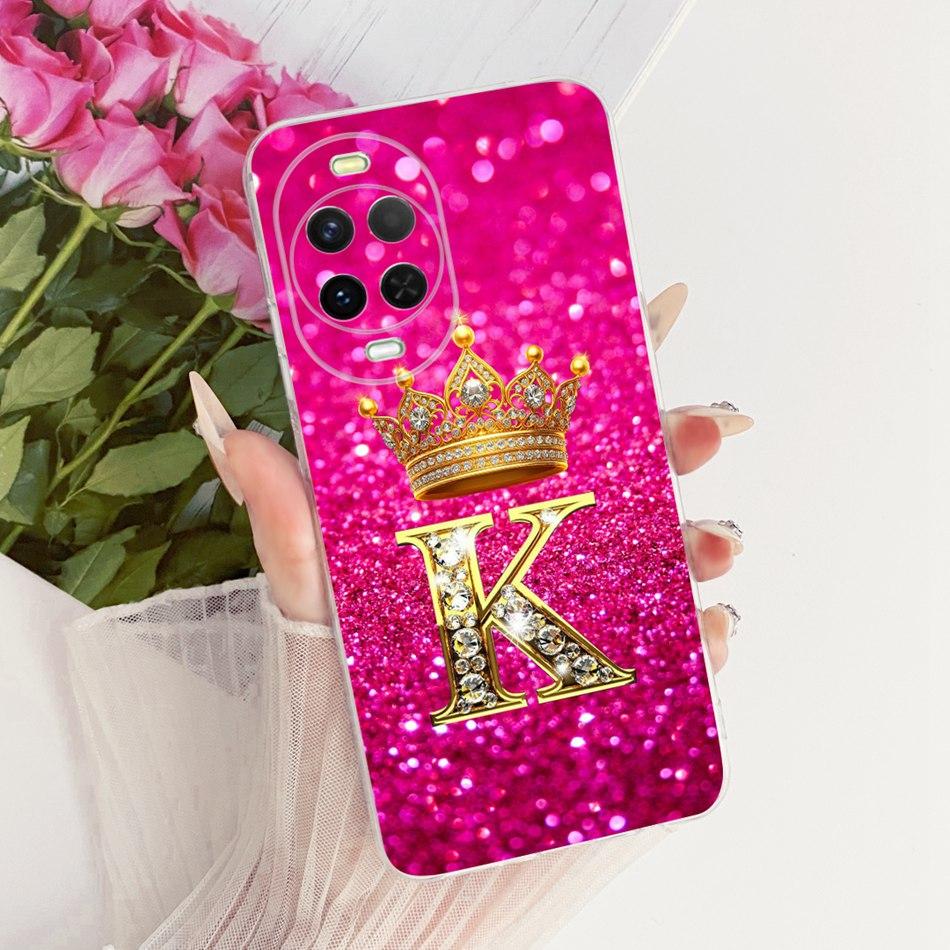 Для Huawei Nova 15 Pro 15Ultra 2026 Модный чехол для телефона с буквой и короной Для Huawei Nova15 15 Ultra 15Pro Мягкие силиконовые TPU чехлы