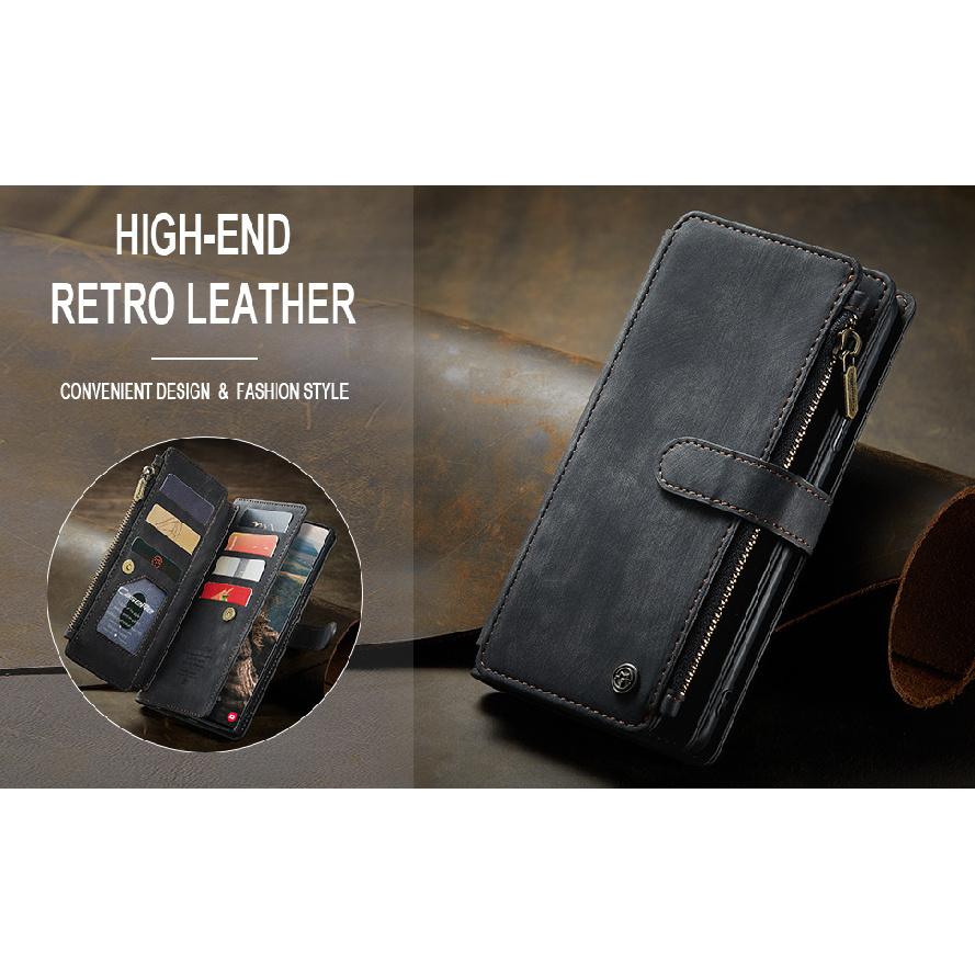 Suitable for iPhone 14 Pro phone case, Apple 13 phone leather case, Samsung S26 flip cover with card slot wallet protective case
