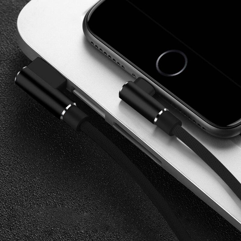 1 2 3 м 90 градусов быстрая зарядка данных Type C Micro USB C кабель для Samsung Huawei Xiaomi Oneplus OPPO Type-c зарядное устройство длинный мобильный телефон провод шнур