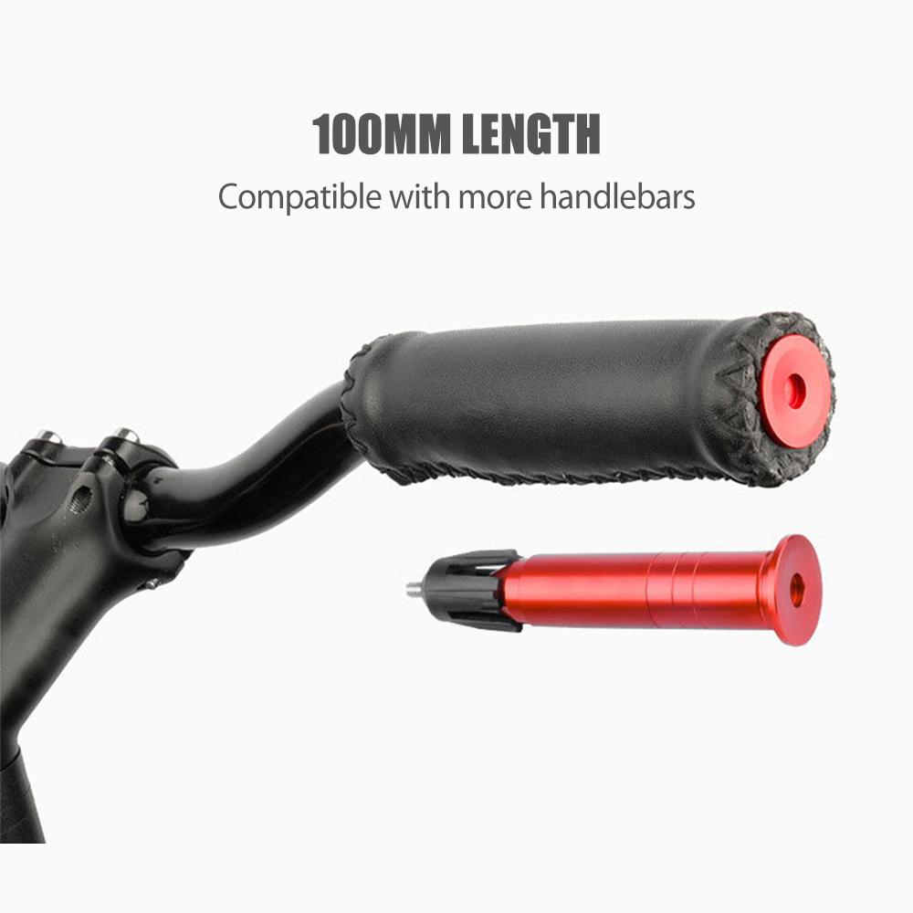 Bicycle Tubeless Tyre Repair Kit MTB Road Bike Tires Drill Tool with 5 Tire Plugs and Handle Bar End