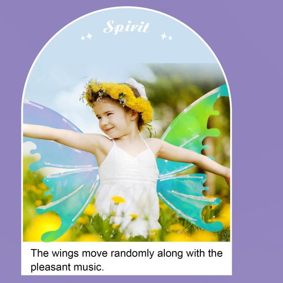 Электрические крылья бабочки-феи со светодиодной подсветкой, светящиеся радужные крылья для девочек, женщин, костюм для ролевых игр для вечеринки, Рождества