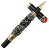 Jinhao Brilliant Metal Древний Серый Король Драконов Резьба Жемчуг Тиснение Роллерная Ручка Профессиональные Офисные Канцелярские Принадлежности для Письма