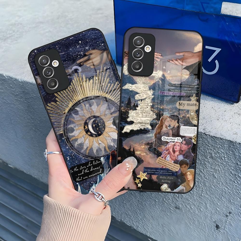 Чехол для телефона Acotar A Court of Mist and Fury для Samsung Galaxy S26 S25 S24 S30 S21 S23 S20 S22 Fe Pro Edge Ultra Plus стеклянный Чехол