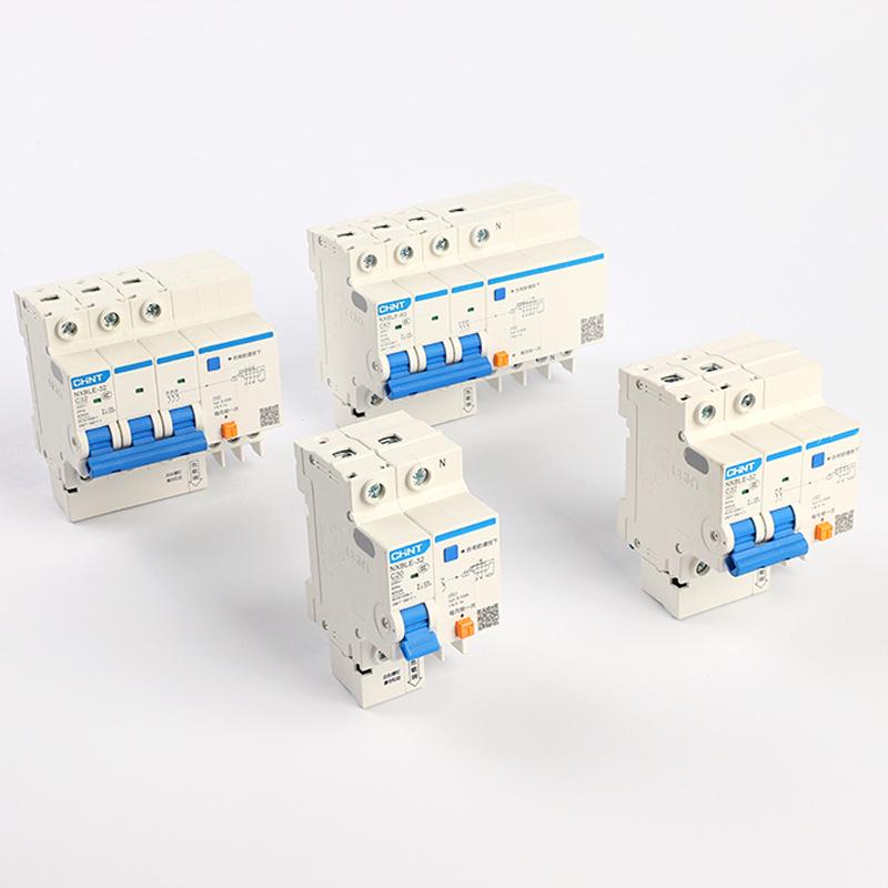 Устройство защитного отключения серии Chint NXBLE-63 (1P, 2P, 3P, 4P) Бытовой Защитник от Утечек
