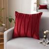 45x45 см современная квадратная подушка Shams с узором в виде линии сплошной цвет плюшевая наволочка невидимая застежка-молния чехол для диванной подушки украшение дома