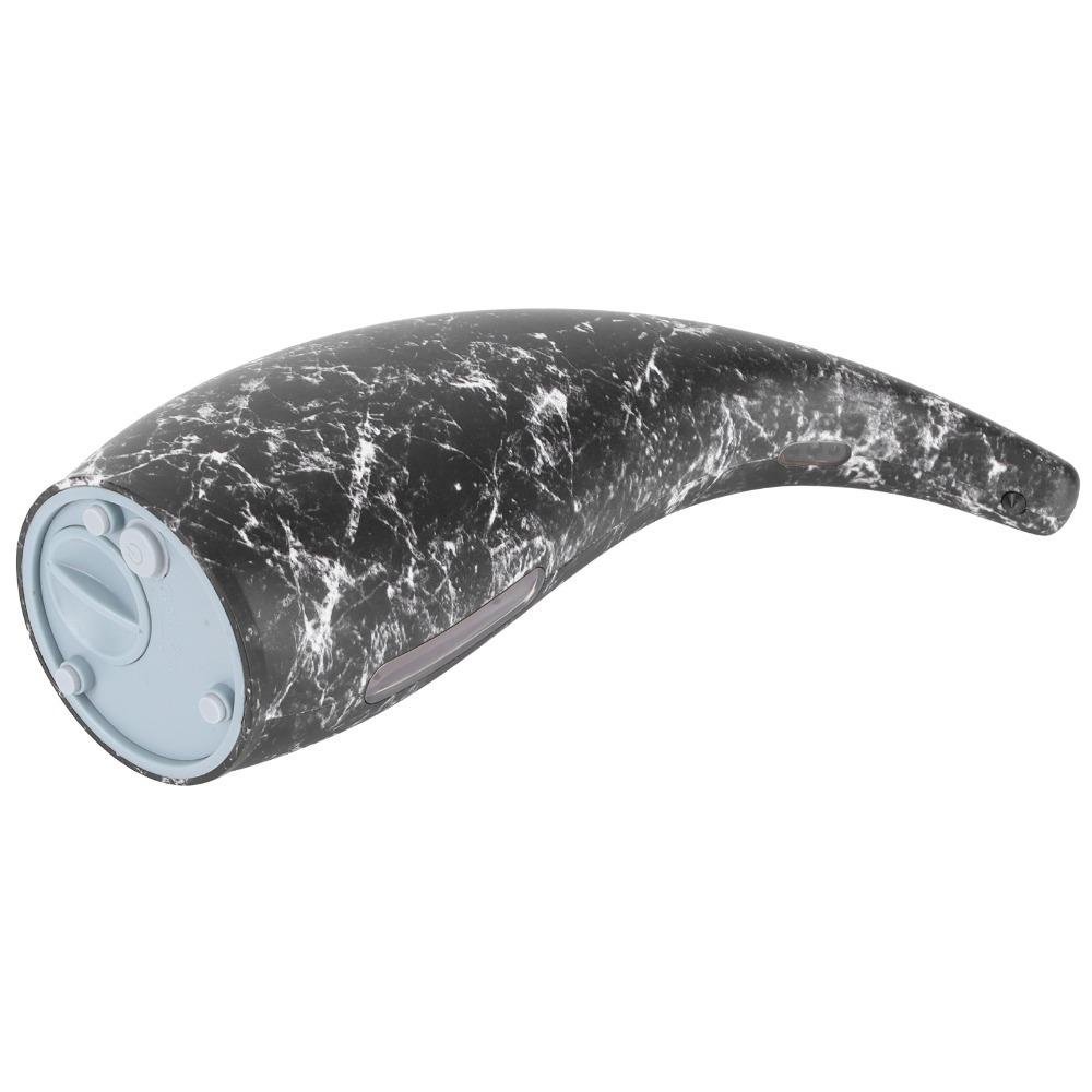 ABS Soap Dispenser Marble Black 300ml Capacity Touchless Soap Dispenser Visual Window Contactless Operation