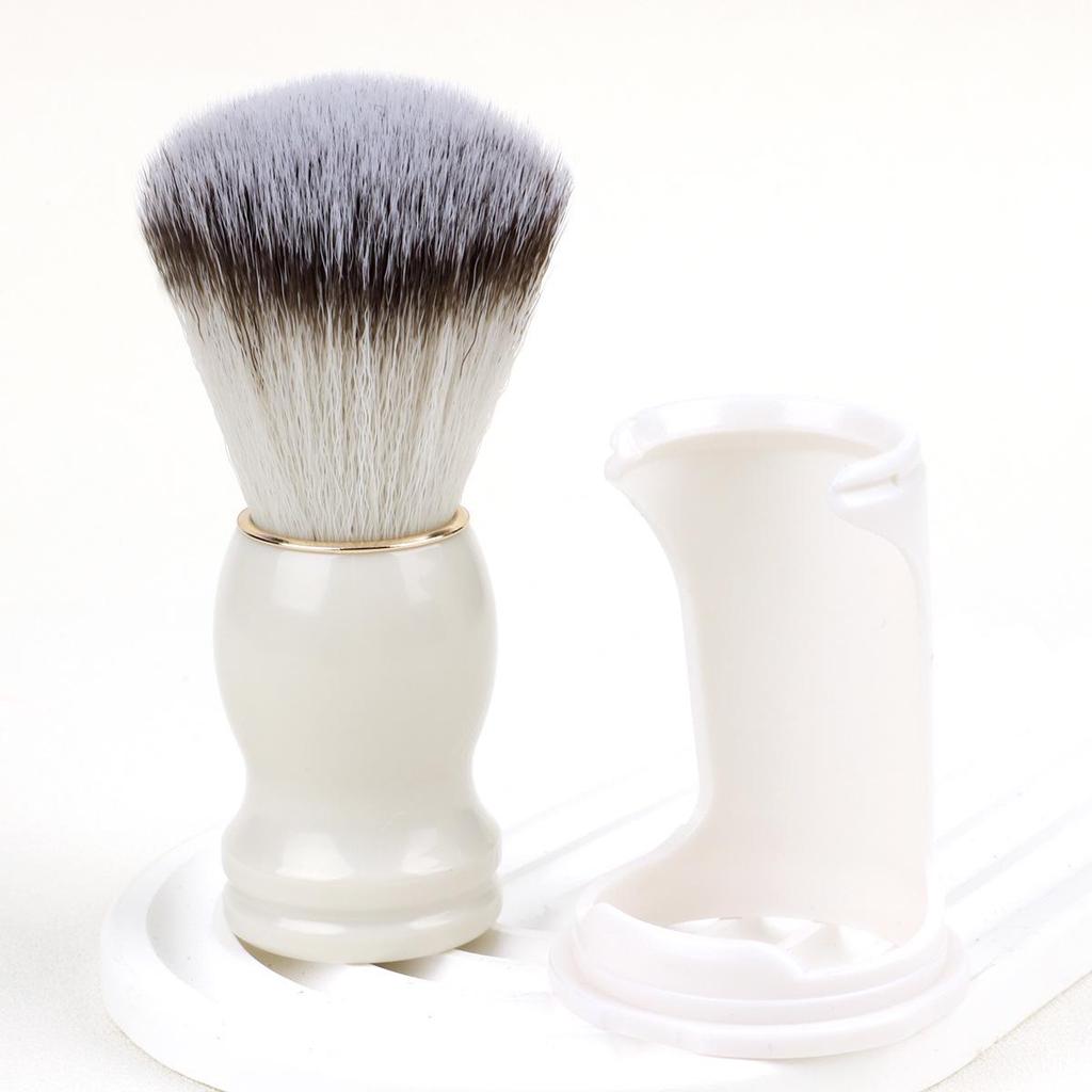 Мужская кисть для лица с мягкой щетиной - Классическая ручная кисть для бритья и намыливания для мыла или крема для бритья и ухода за бородой.