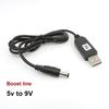 USB To DC 5V 9V 12V USB Type a Male Female Mini 5pin Type C Power Boost Line 5.5x2.1mm Step UP Module Converter Adapter Cable