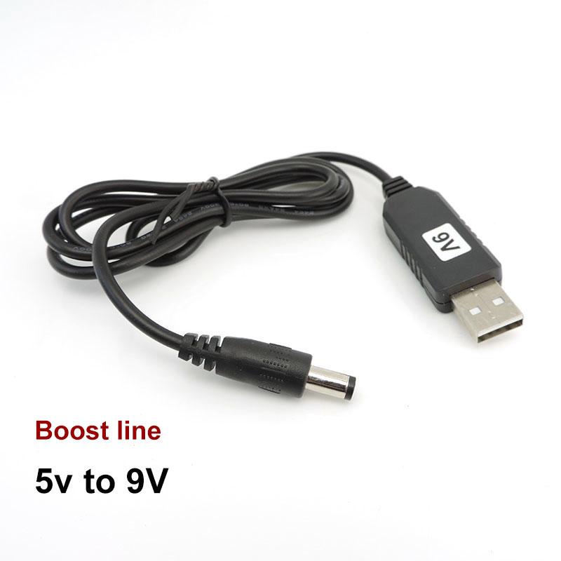 USB to DC 5 В 9 В 12 В USB типа «папа» и «женщина» Мини 5-контактный тип C Линия повышения мощности 5,5x2,1 мм Кабель-адаптер преобразователя модуля Step UP