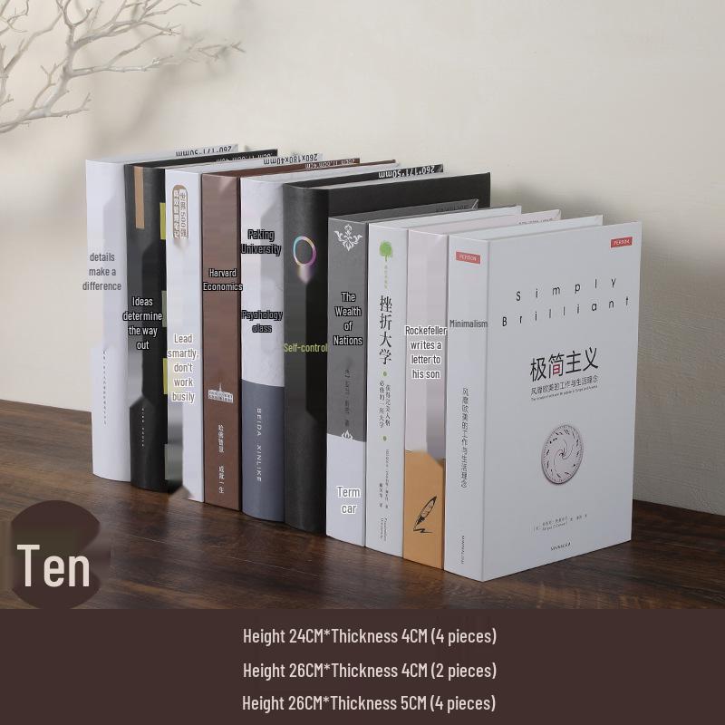 Xianci Chinese Office Decorative Fake Book for Study or Shop Display