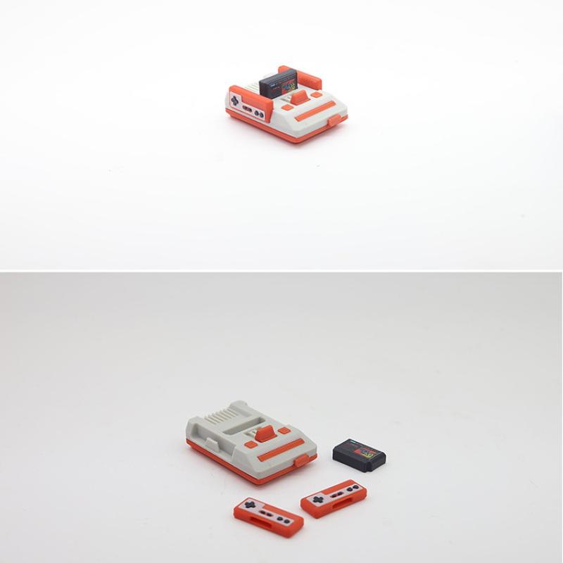 1 шт. 1/12 Кукольный домик Симуляция Миниатюрный Ностальгический Модель ТВ-приставки для игр Декорация сцены гостиной Аксессуары для кукол Игрушки