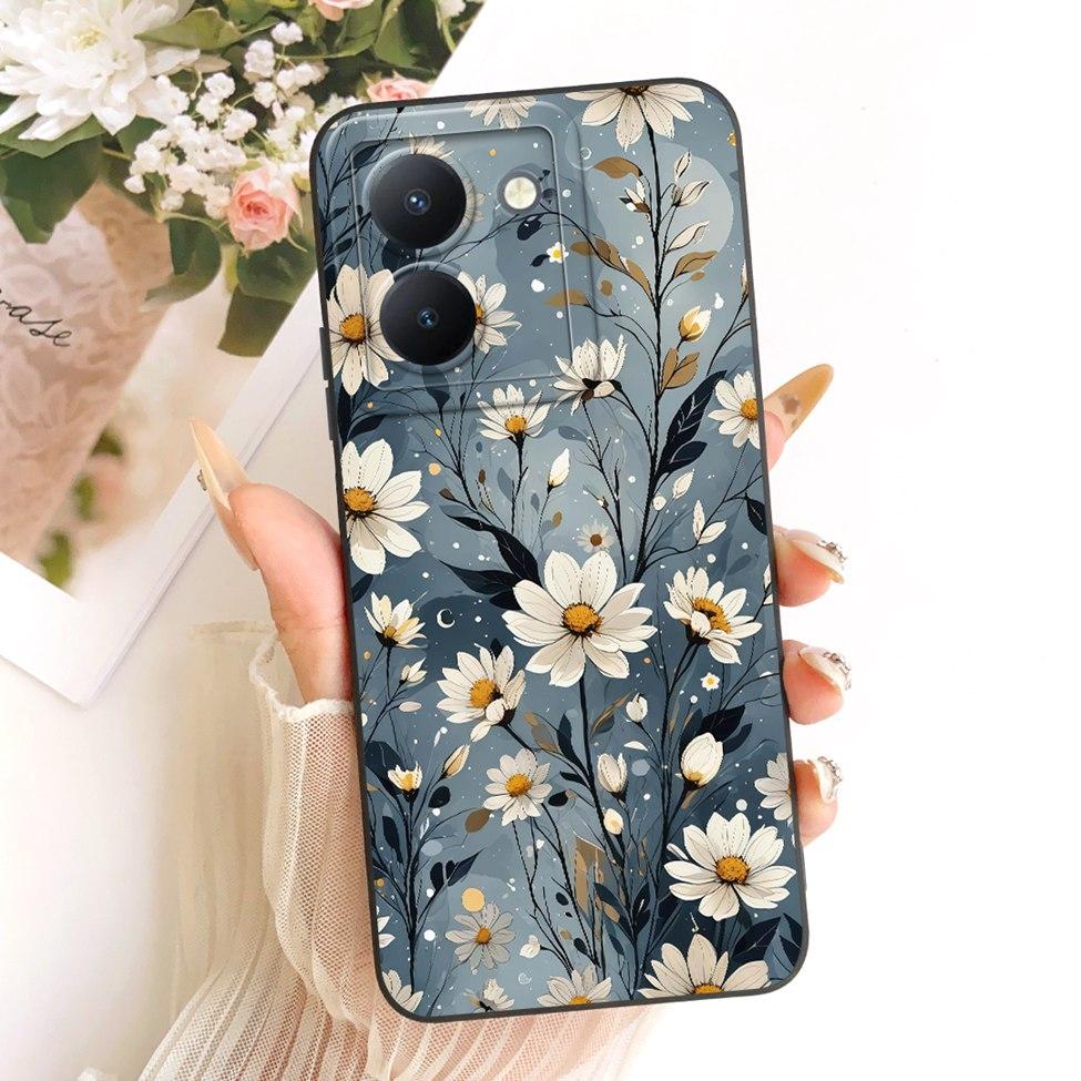 Чехол для Vivo Y36 4G Чехол V2247 Роскошный Модный Крутой Кавайный Милый Расписной Силиконовый Чехол для Телефона для Y36 Vivo Y 36 4G