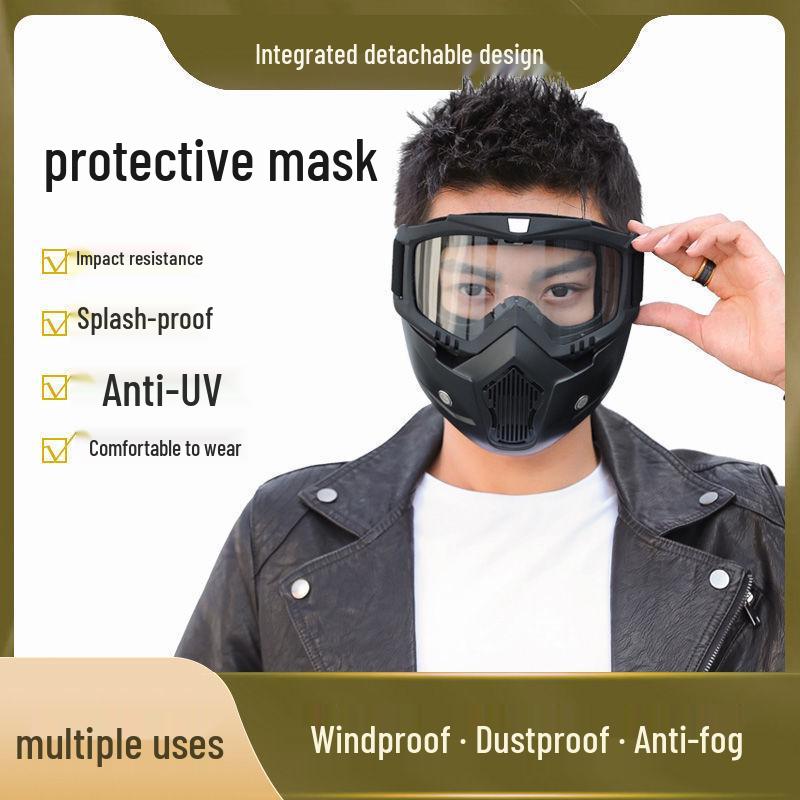 Антитуманные Велосипедные Очки Высокой Четкости - Защита от Ветра, Песка, Брызг и Пыли для Мужчин и Женщин