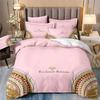 Duvet Cover Set 3D Luxury Style Printed Bedding Quilt Cover Set 3 Pieces Soft Microfiber Bedding Quilt Cover with Zipper