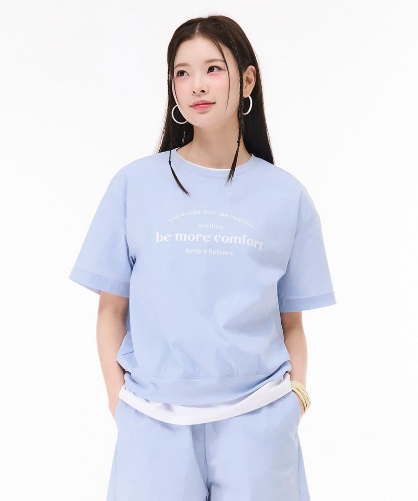 CHASECULT Women'S Stretch Short Sleeve T-Shirt - Sky Blue