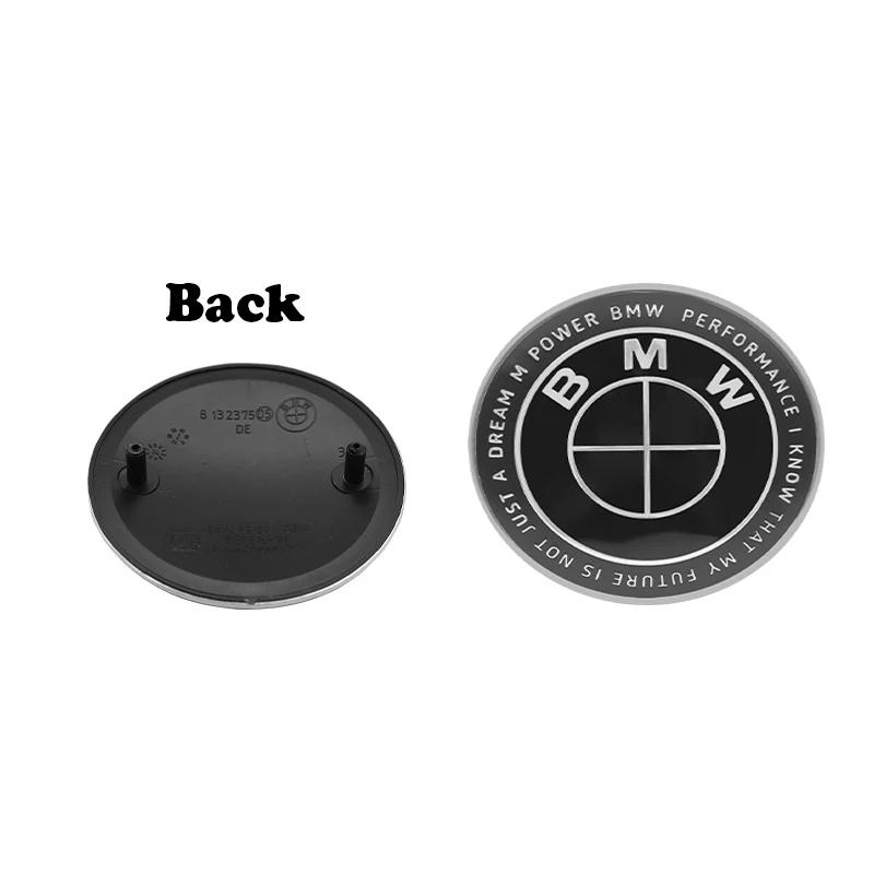 ta122Pcs 74mm 82mm Car Hood Emblem Front Bonnet Logo Trunk Badge Accessories For BMW E90 E46 F10 F30 E87 F20 G20 E60 E61 F25 E36 X3