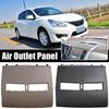 For Nissan Tiida 2005-2011 Car Finisher-Instrument Shell Dashboard Cover Front Middle Vents Air Outlet Panel Conditioner