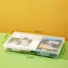 Photo Storage Box Rectangular Desktop Box Card Organizer Plastic Transparent Case For Photography Enthusiasts Desktop Postcard
