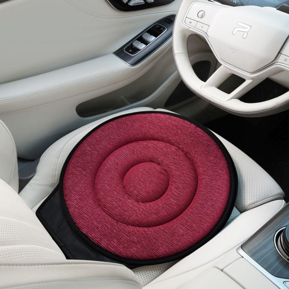 360 Degree Rotation Rotary Chair Cushions Anti-Slip Car Swivel Cushion Pad  for Elderly