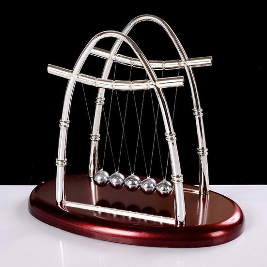 Newtons Cradle Classic Balance Balls 5 маятниковых шариков Physics Perpetual Motion Настольные игрушки