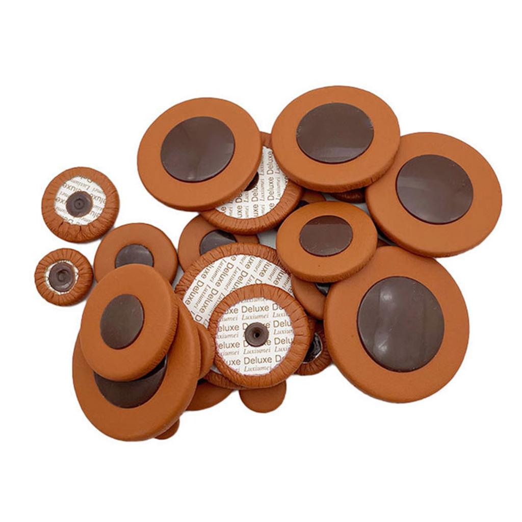 25Pcs Saxophone Pads Alto Saxophone Cushions Pad Sheepskin Sound Hole Resonator Saxophone Gasket Wind Instrument Parts