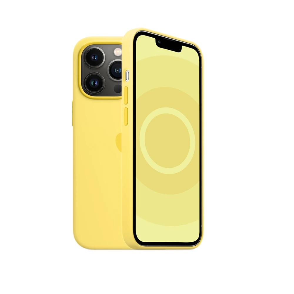 Apple Animation Magsafe Liquid Silicone Magnetic Case For iPhone 13 Pro Max Pro Case Wireless Charging Drop Protect Cover