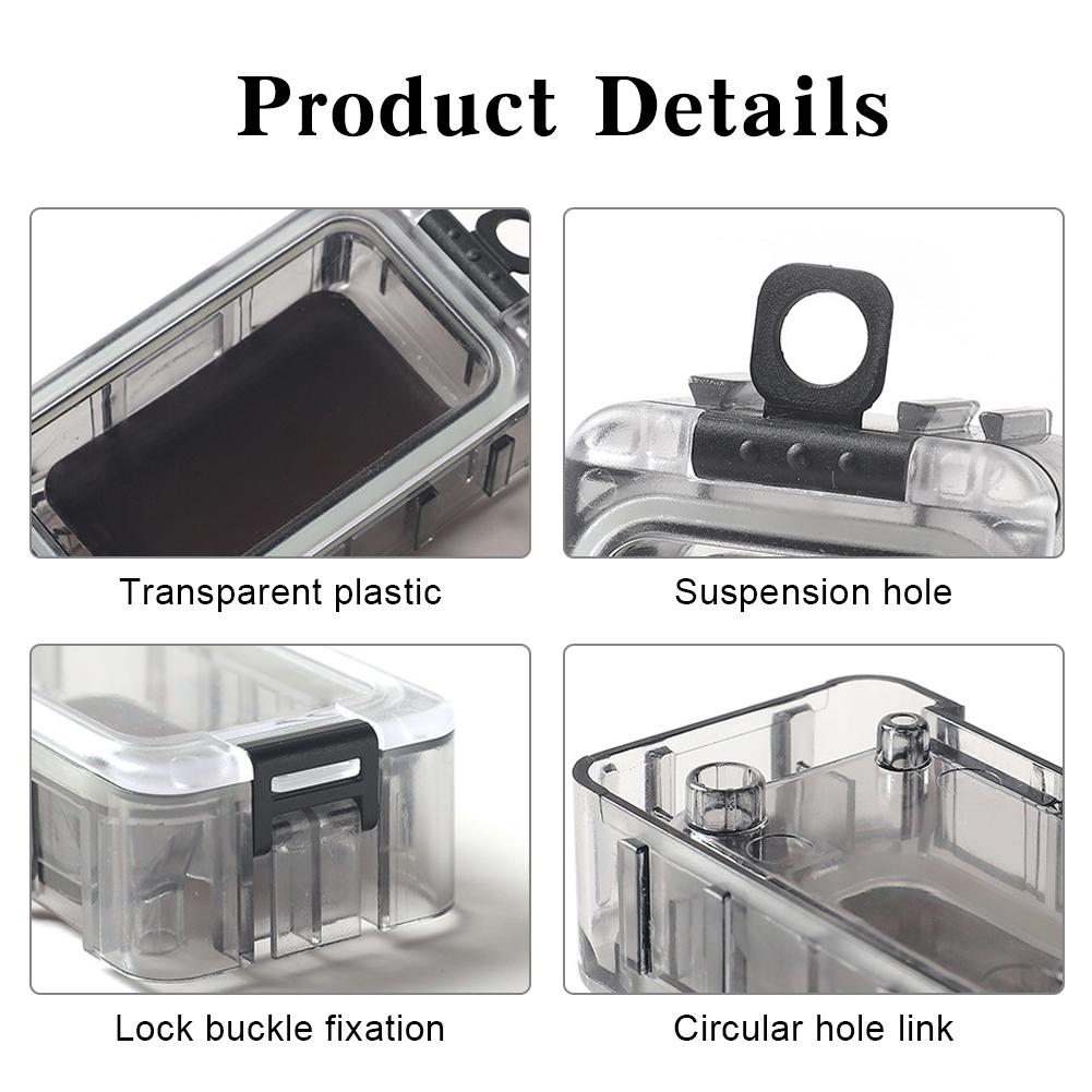 Водонепроницаемый ящик для рыболовных снастей Светящийся кейс для хранения приманок и крючков Расширяемые коробки-органайзеры для инструментов для карповой рыбалки Рыболовные аксессуары