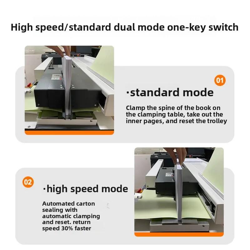 Intelligent touch screen adhesive machine, high-speed dual-mode automatic with side glue