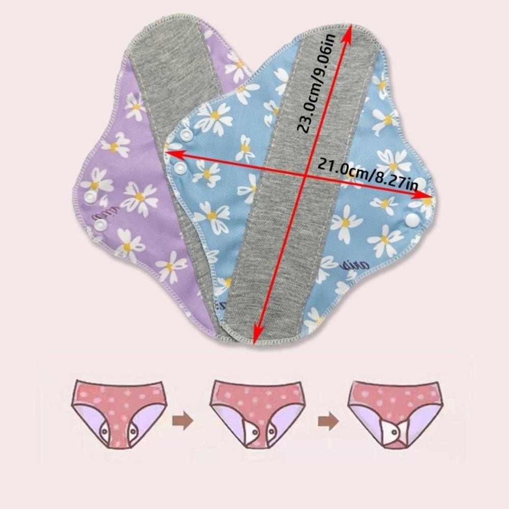 Хлопковые менструальные прокладки гигиенические многоразовые ежедневные прокладки новые подгузники для взрослых
