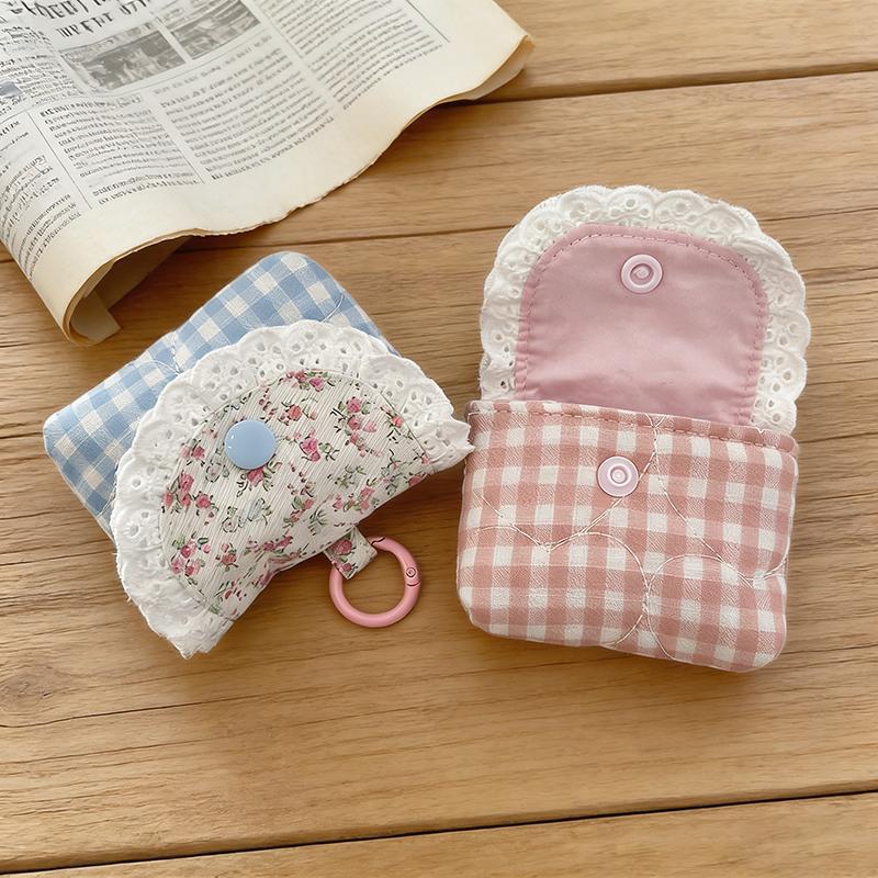 Earphone Storage Bag Mini Pouch Bag Earphone Protector Case Gift For Girls Women Aesthetic Storage Bags