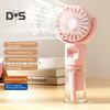 Handheld Spray Fan USB Rechargeable Adjustable Summer Personal Water Mist Fan Portable Travel Outdoor Pocket Mini Cooling Fan