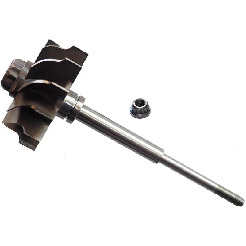 Turbo Wheel Shaft Turbine Fits for Holset HX35 HX35W HX40W HX351CW HIE HIC Cummins Dodge Truck Turbocharger 3592766 3538881 3519336 12 Blades Upgrade