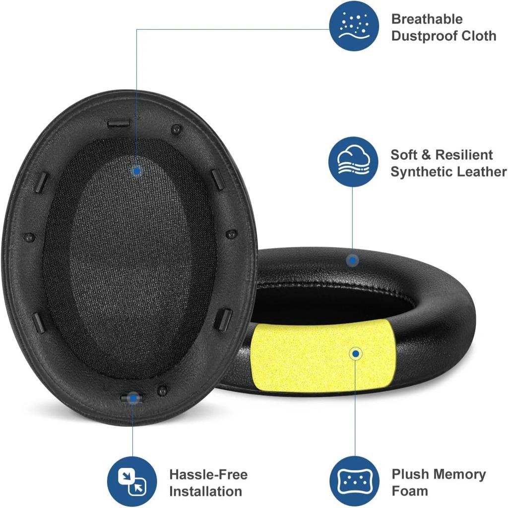 Replacement Earpads for Sony WH-1000XM3 1000XM3 WH1000XM3 Headphones Earmuff Ear Pads Cushions Accessories Repair Parts