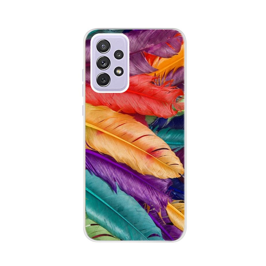 Чехол для Samsung Galaxy A52 Чехол Samsung A32 A52 A72 5G Мягкий Силикон Милый Модный Чехол для Телефона Для Galaxy A 32 52 72 Fundas Capa