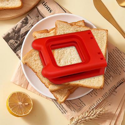 Квадратная машина для приготовления сэндвичей Uncrustables, вырезает и запечатывает, из нержавеющей стали, без корочки, герметизатор для сэндвичей из хлеба, удаляет корочку хлеба, проста в использовании