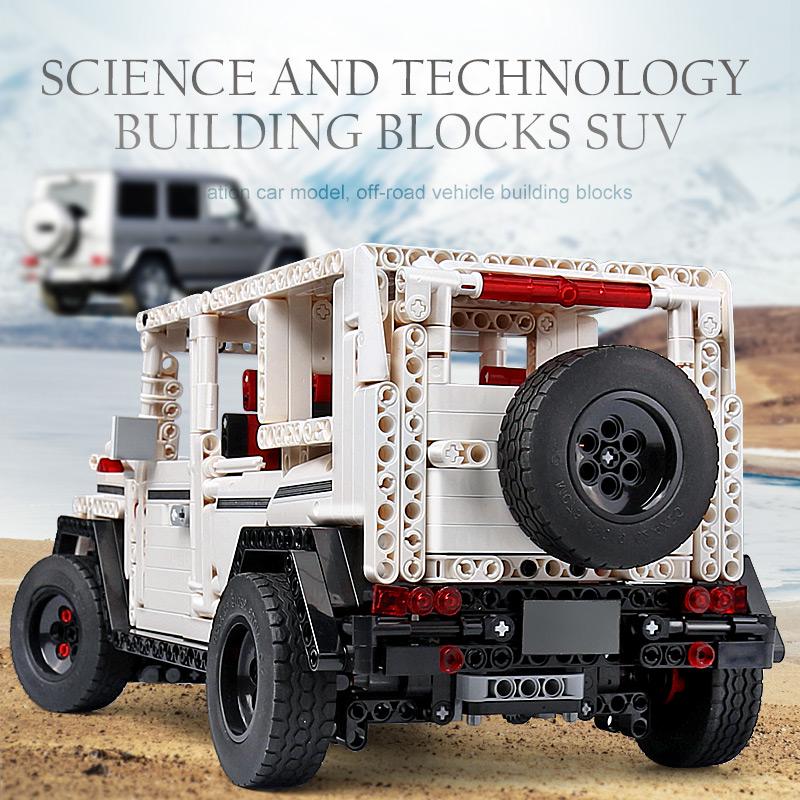 MOULD KING MOC High-Tech The SUV G500 Wagon Off-road Vehicle Truck Model Building Blocks Brick Kids Educational Toys Gifts